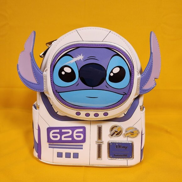 Loungefly Disney Lilo & Stitch Astronaut Space Stitch Figural Mini Backpack NEW main image 11